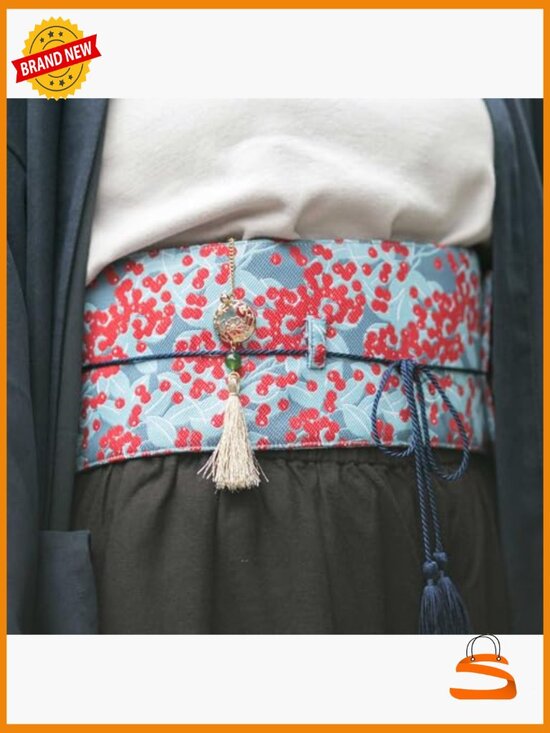 Kimono Obi Belt Japanese Sash Autumn Winter Series 120cm